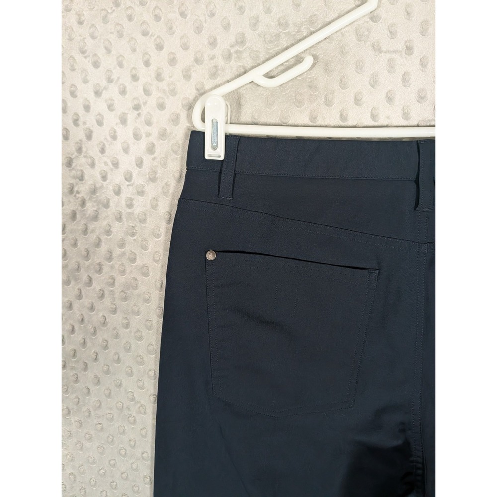 Vuori Meta Pants Men's 32x29 Navy Blue Performance Stretch V430-S (Short) Chino - Picture 7 of 13